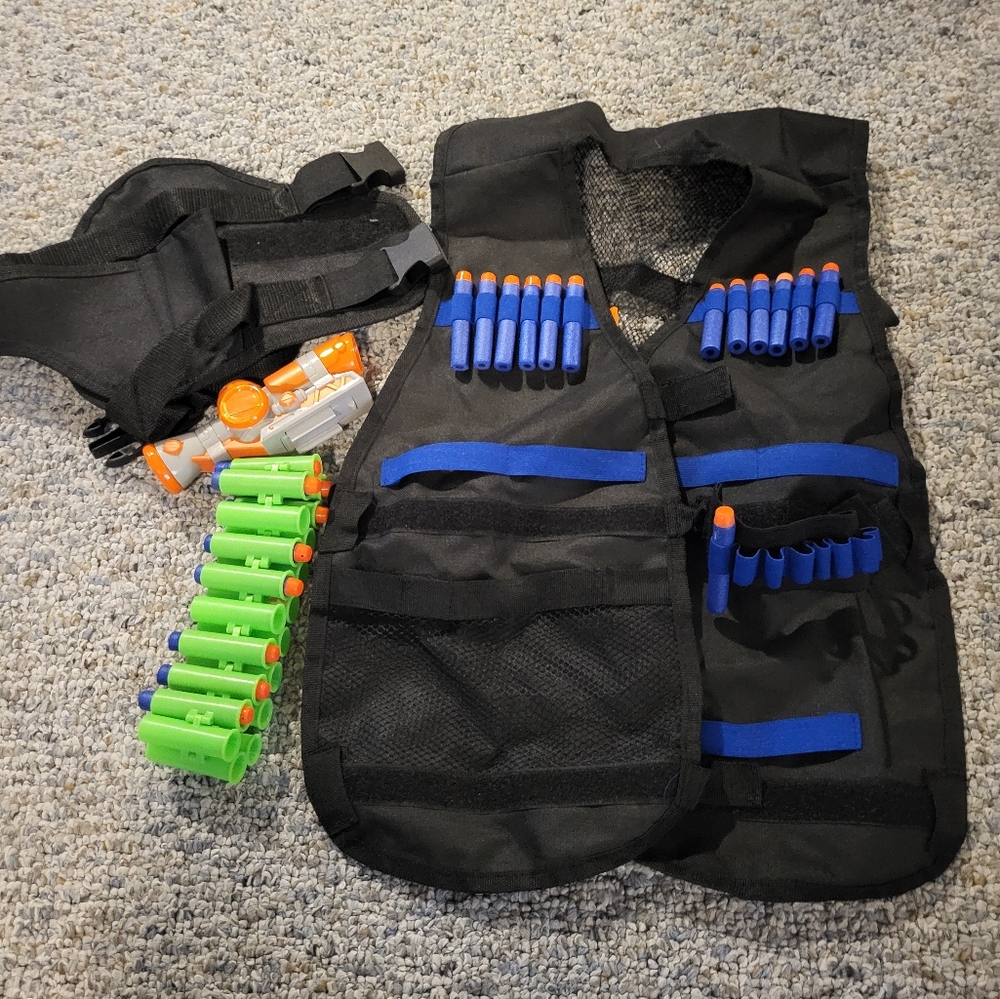 Soft Dart Tactical Vest & Accessories Belt Soft‎ Dart Holder Scope